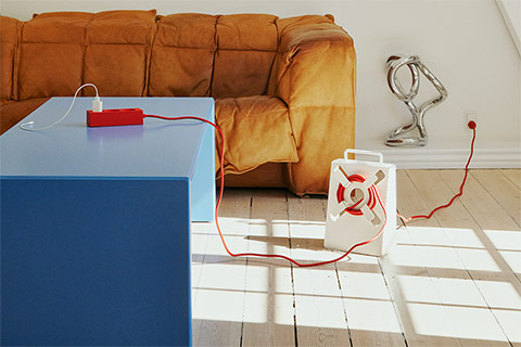 Pedestal Cable Stand Cable holder - Lifestyle