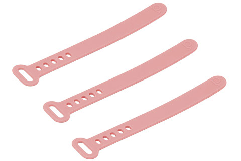 Pedestal Cable Ties - Bubble Gum