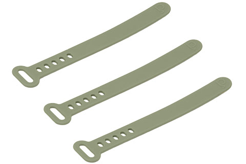 Pedestal Cable Ties - Mossy Green