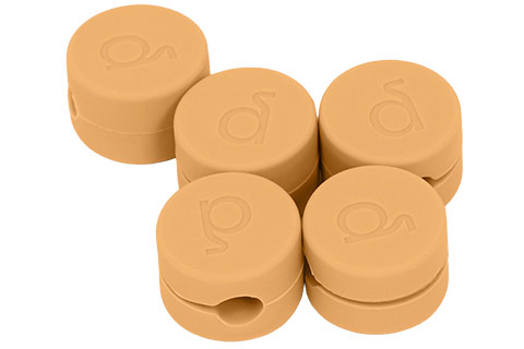 Cable Clips - Apricot
