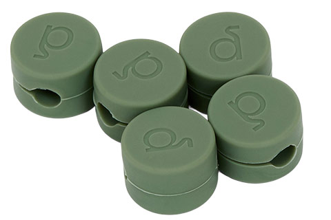 Pedestal Cable Clips - Mossy Green