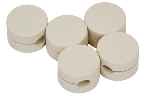 Pedestal Cable Clips - Pearl