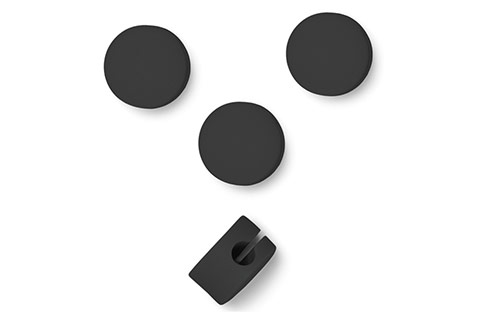 Pedestal Cable Dots - Charcoal