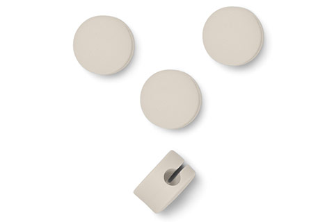 Pedestal Cable Dots - Pearl