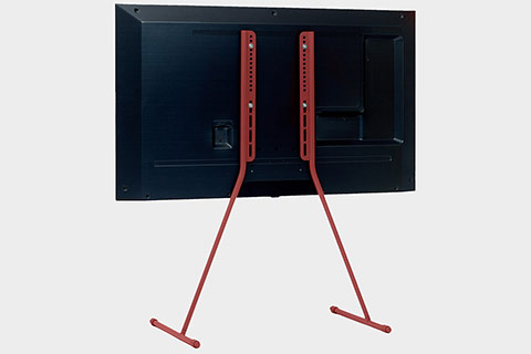 Pedestal Viva TV Stand - Burning Red
