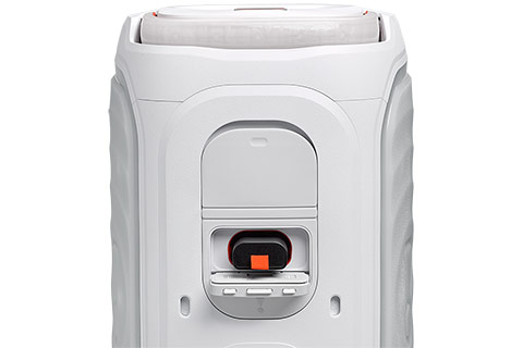 JBL Partybox Club 130 Speaker - White - Back