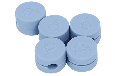 Pedestal Cable Clips - Powder Blue