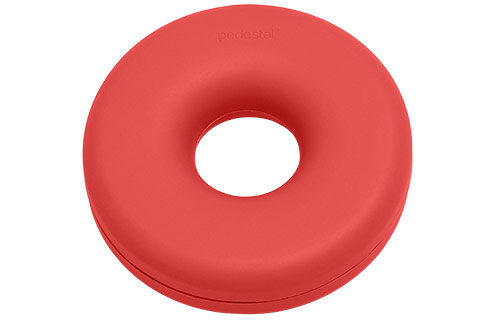 Pedestal Cable Bagel Cable holder for stands - Burning Red