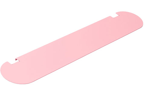 Pedestal Pipe Shelf - Bubble Gum