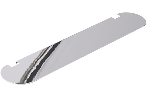 Pedestal Pipe Shelf - Chrome