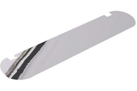 Pedestal Moon Light Shelf - Chrome