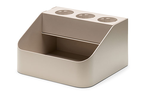 Pedestal Power Bar Tray - Oat