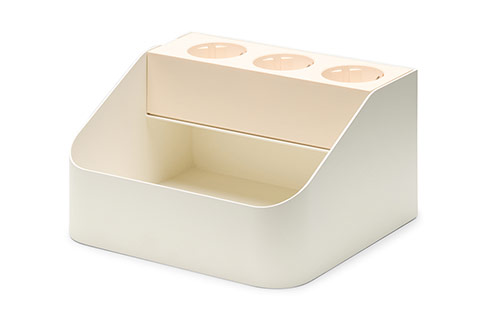 Pedestal Power Bar Tray - Pearl