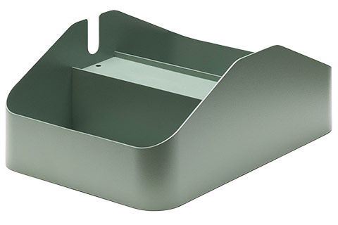 Power Bar Tray Double. - Mossy Green