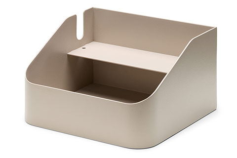 Pedestal Power Bar Tray - Oat