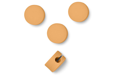 Cable Dots - Apricot.