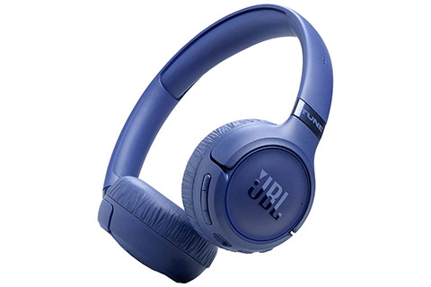 JBL Tune 680NC Wireless On-Ear Headphones - Blue