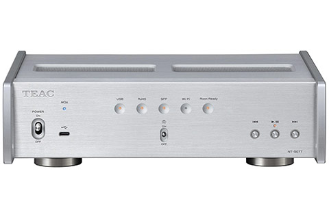Teac NT-507T Digital network transport - Silver - Front