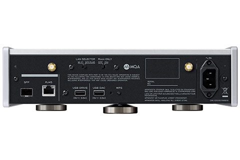 Teac NT-507T Digital network transport - Silver - Back
