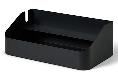 Pedestal Power Beam Tray - Charcoal