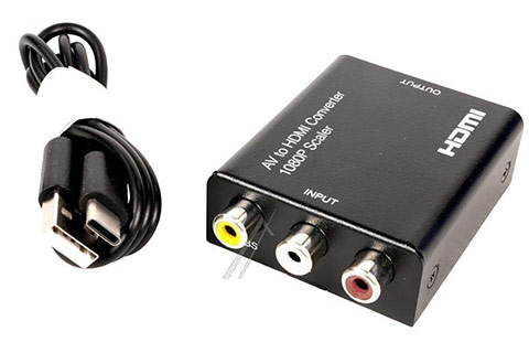 AV to HDMI Converter with Scaling (720p/1080p)