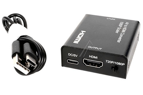 AV to HDMI Converter with Scaling (720p/1080p)