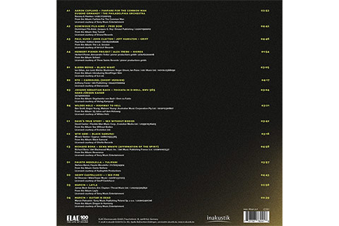 Inakustik LP: ELAC: 100 Years - The Life Of Sound | Virgin Vinyl (180g vinyl LP) - Back