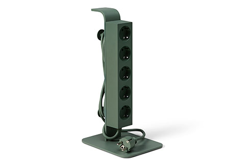 Pedestal Power Tower - Mossy Green