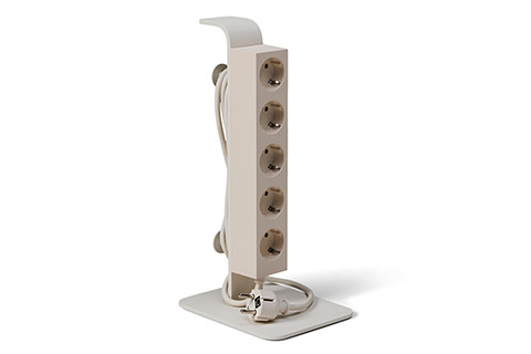Pedestal Power Tower - Pearl