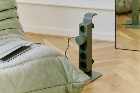 Pedestal Power Tower - Lifestyle
