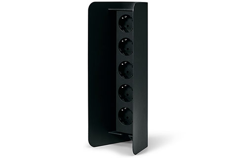 Pedestal Power Shell - Charcoal