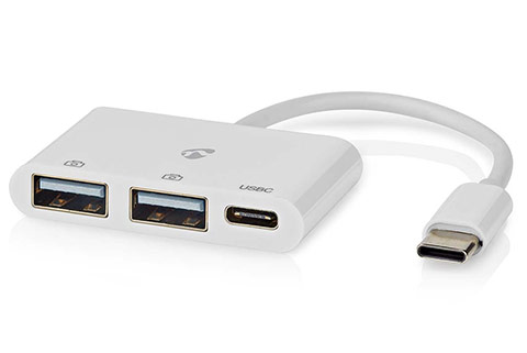 USB Hub | 480 Mbps (2x USB A, 1x USB C)