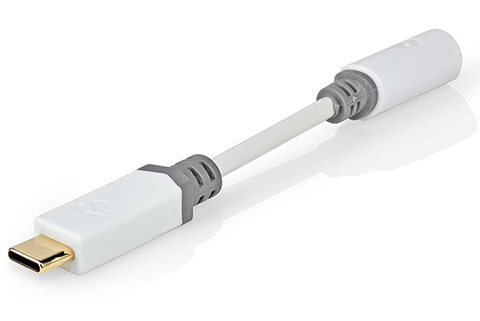 USB-C adapter til 3,5 mm jack