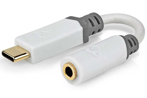 USB-C adapter til 3,5 mm jack
