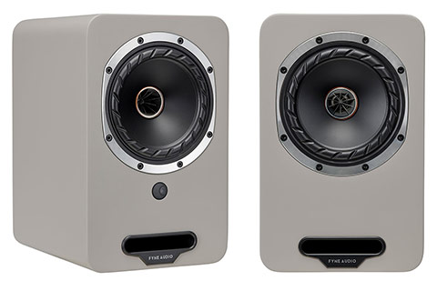 Fyne Audio Cubitt 5 compact speakers - Grey