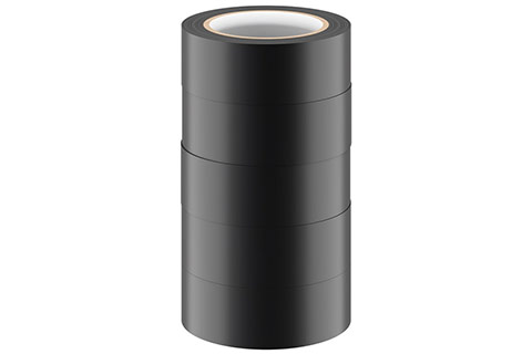 Insulation tape, 5 pcs | Black (19 mm x 10 m)
