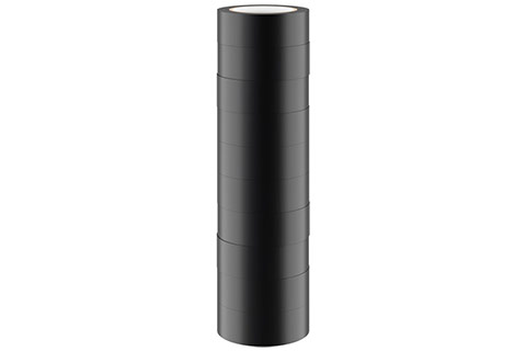Insulation tape, 10 pcs | Black (19 mm x 10 m)