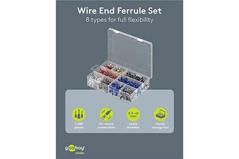 Wire end ferrule set, 1200 pcs - Lifestyle