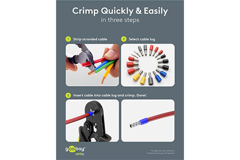 Square Crimping Pliers - Lifestyle