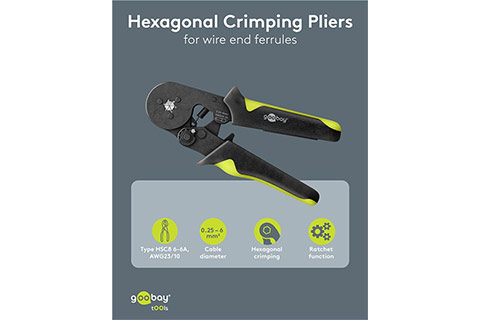 Hexagonal Crimping Pliers - Lifestyle