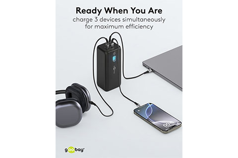 Laptop USB Powerbank (20.000 mAh, PD / QC) - Lifestyle
