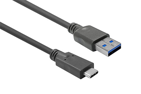USB-C male - A male | Black