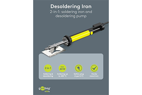 Desoldering Iron (40 W) - Lifestyle