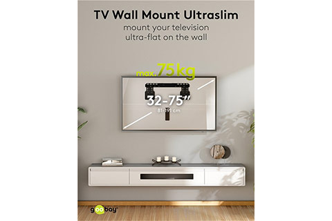 TV wall mount ultraslim FIXED (L) (32–75