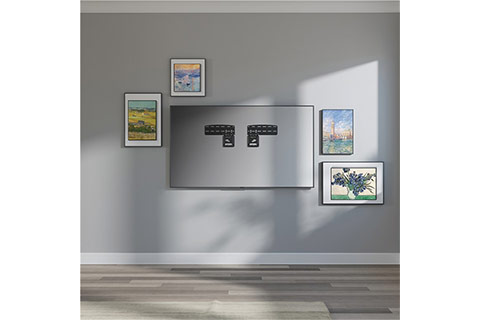 TV wall mount ultraslim FIXED (XL) (43–100) - Lifestyle