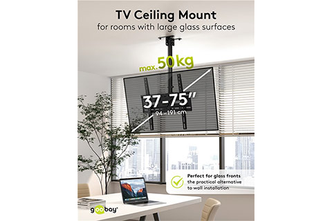 TV ceiling mount (L) (37–75) - Lifestyle