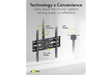 TV ceiling mount (L) (37–75) - Lifestyle