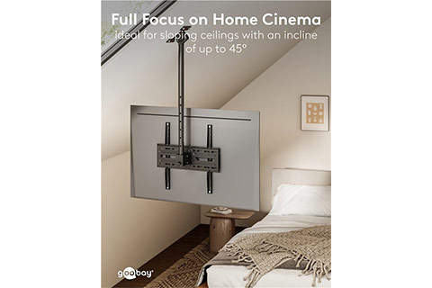 TV ceiling mount (XL) (37–86) - Lifestyle