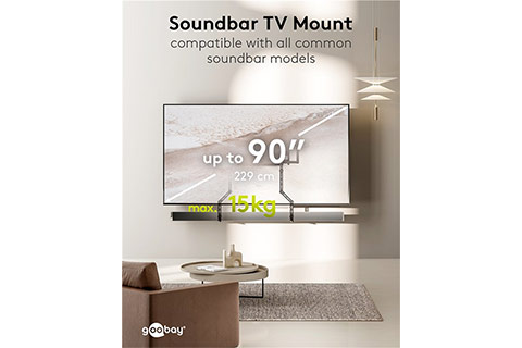 Soundbar Mount (L) - Lifestyle