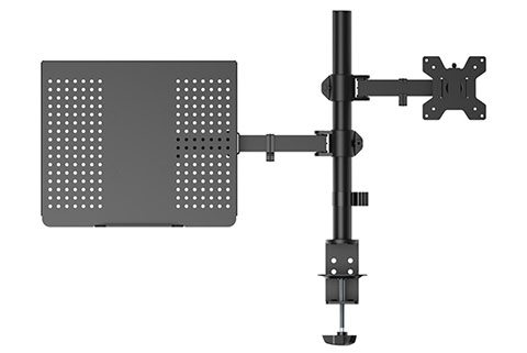Monitor Desk Mount with Laptop Arm